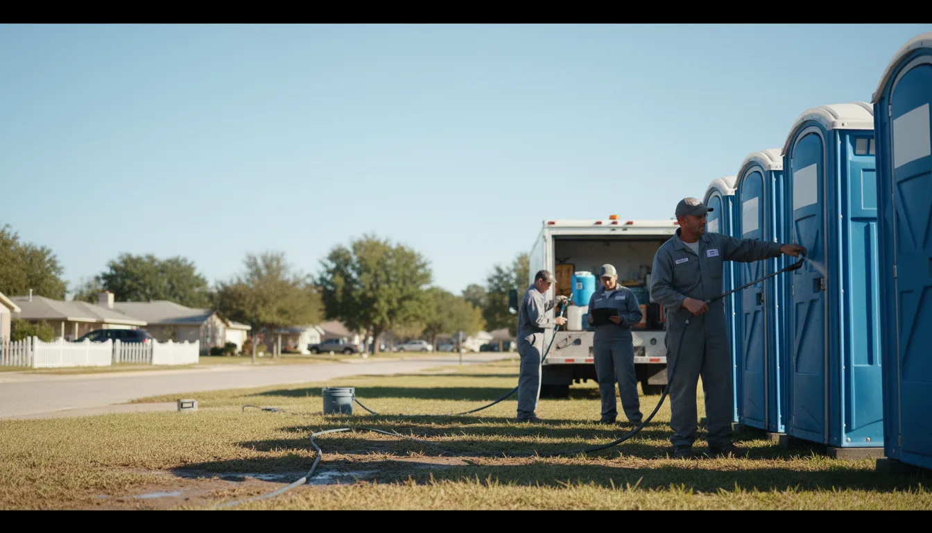 Long-Term Portable Toilet Rental in Stallings, NC near me